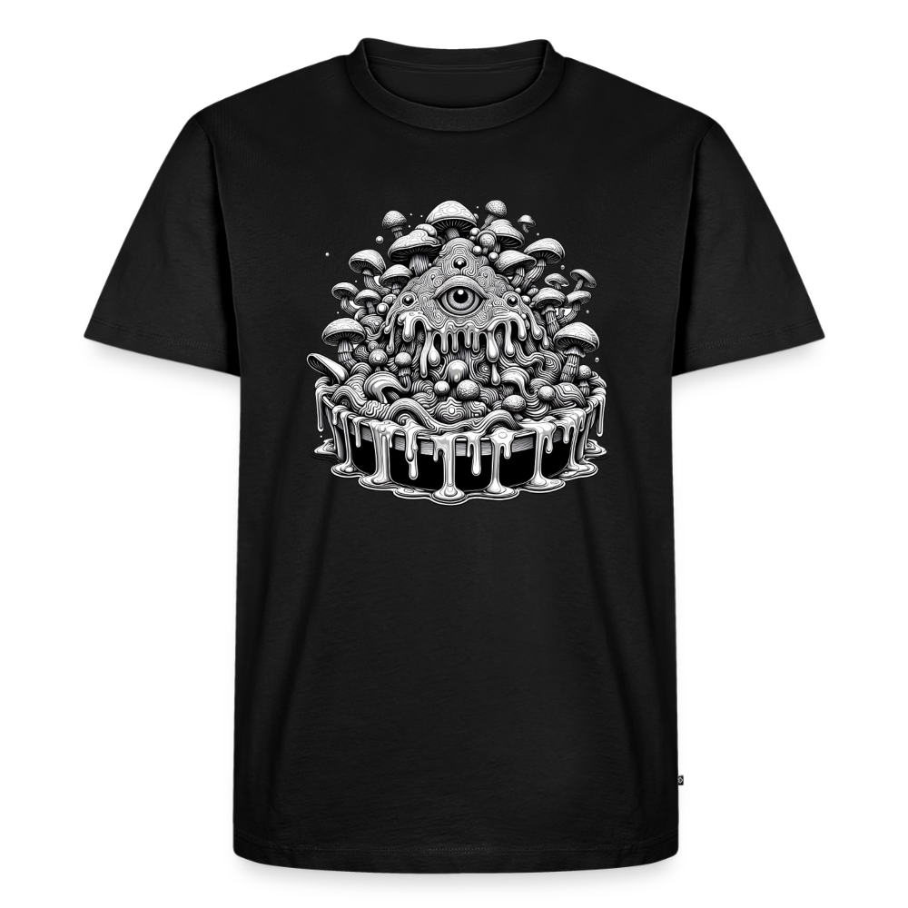 Melted Mush Eye - Premium T-Shirt - black