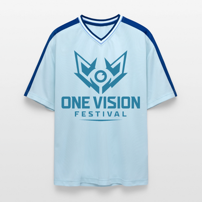 OVF - Mesh T-Shirt - DB Blue - light blue/dark blue