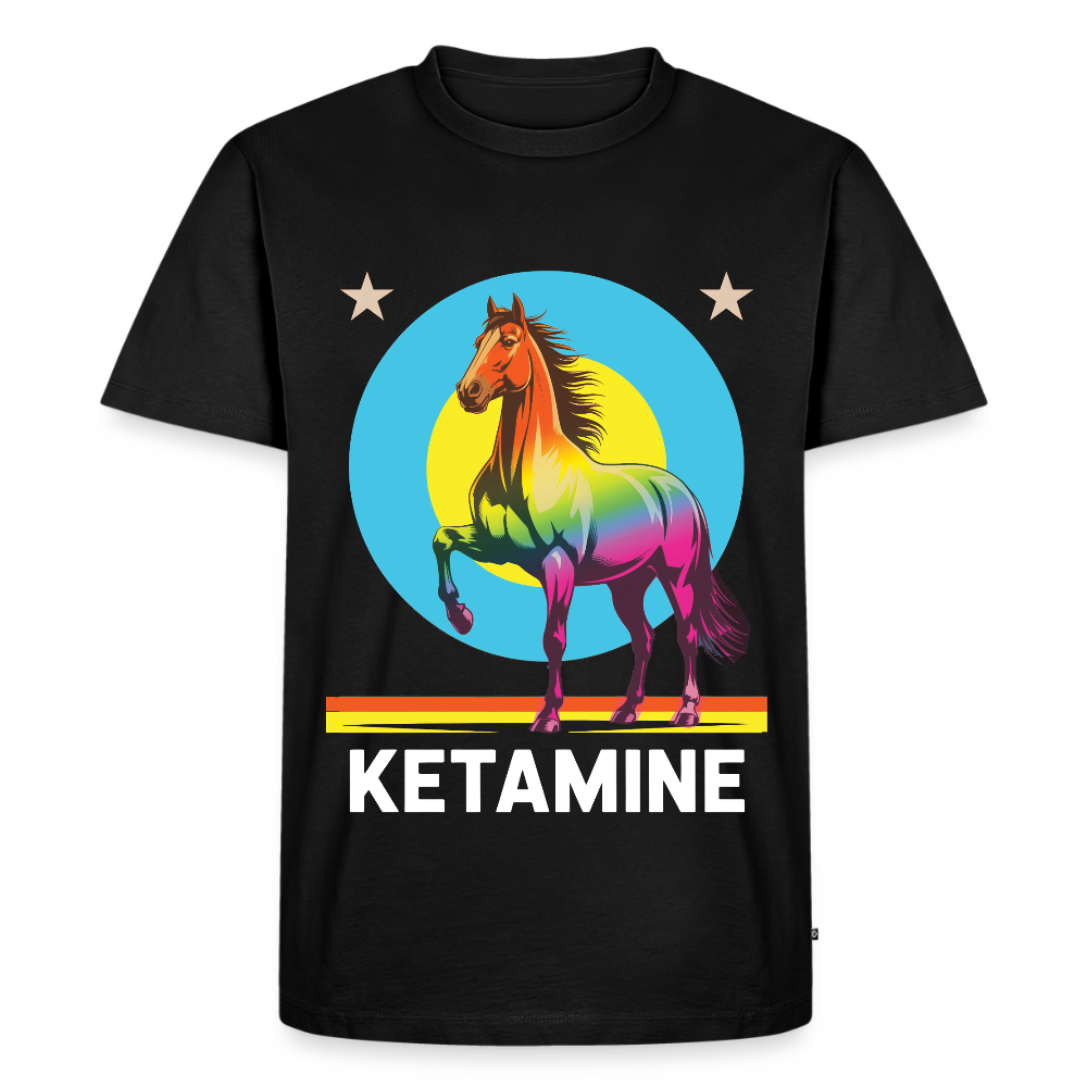 Ketamine Rainbow Horse - Premium T-Shirt - black