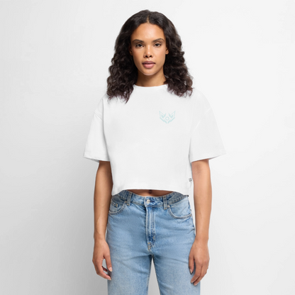 OVF - Women’s Cropped T-Shirt - LB White - white