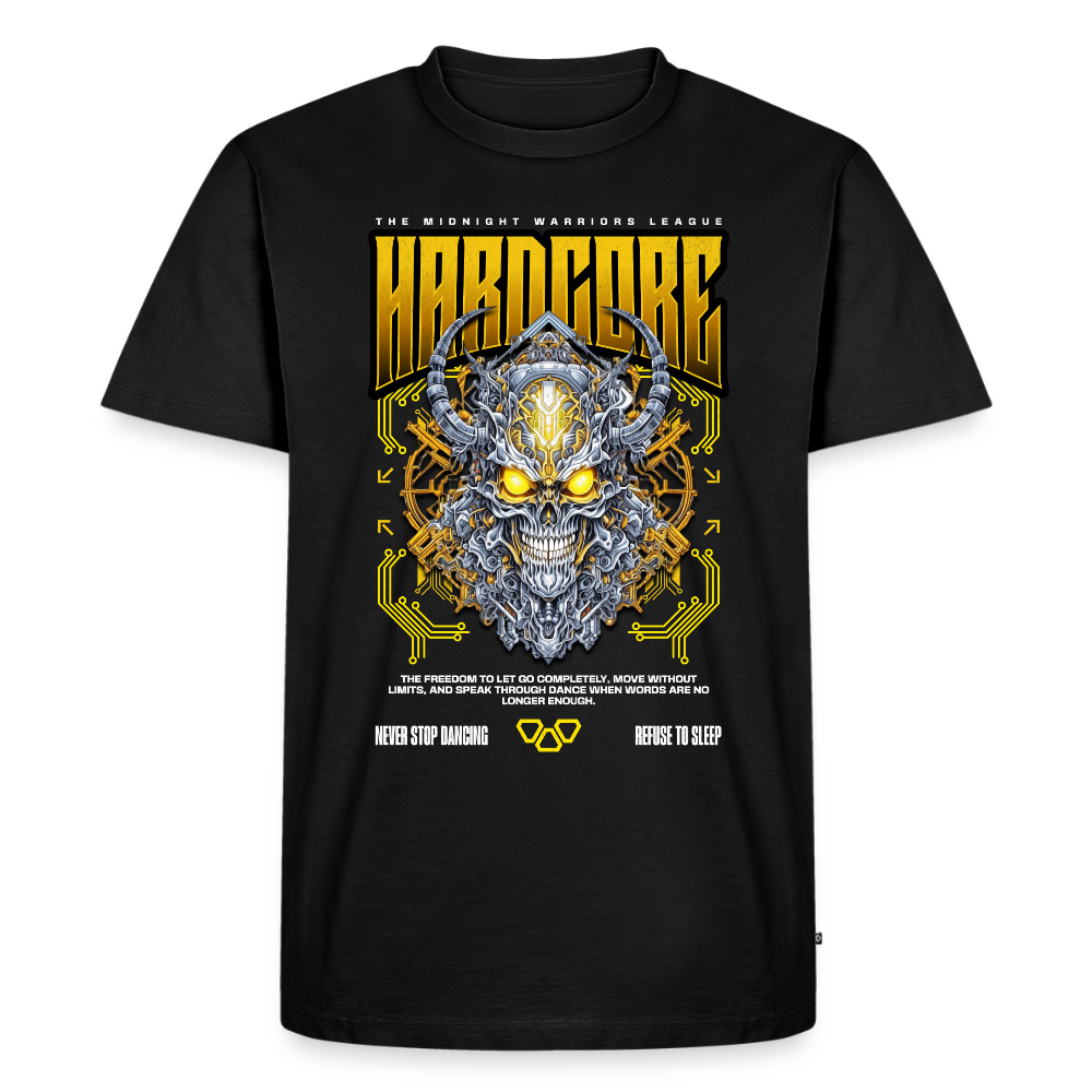 Hardcore Skull - Premium T-Shirt - black