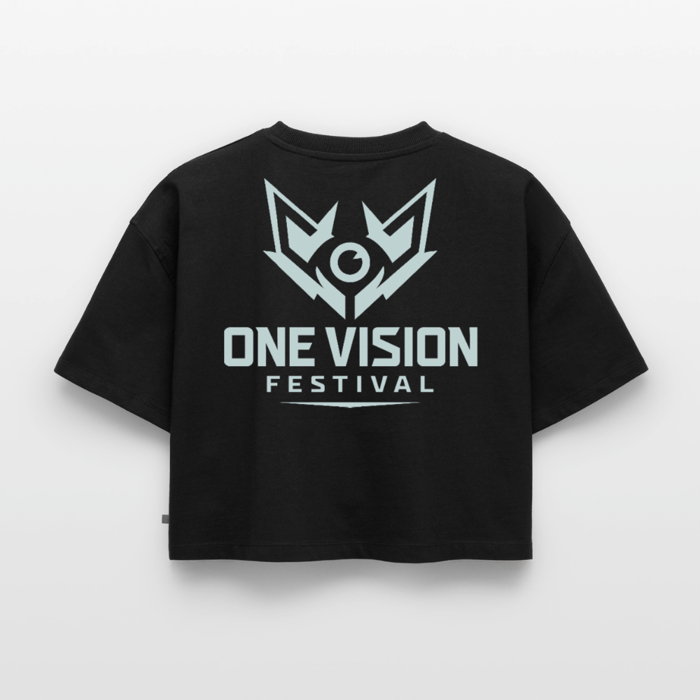 OVF - Women’s Cropped T-Shirt - LB Black - black