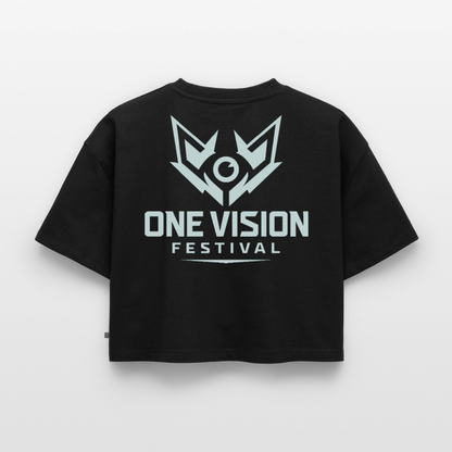 OVF - Women’s Cropped T-Shirt - LB Black - black