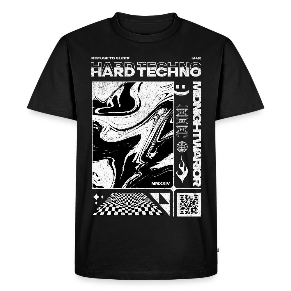 Swirl My Techno - Premium T-Shirt - black