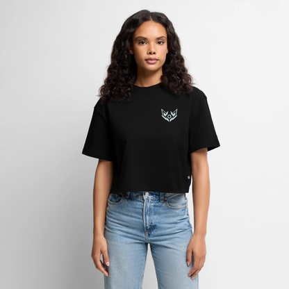 OVF - Women’s Cropped T-Shirt - LB Black - black