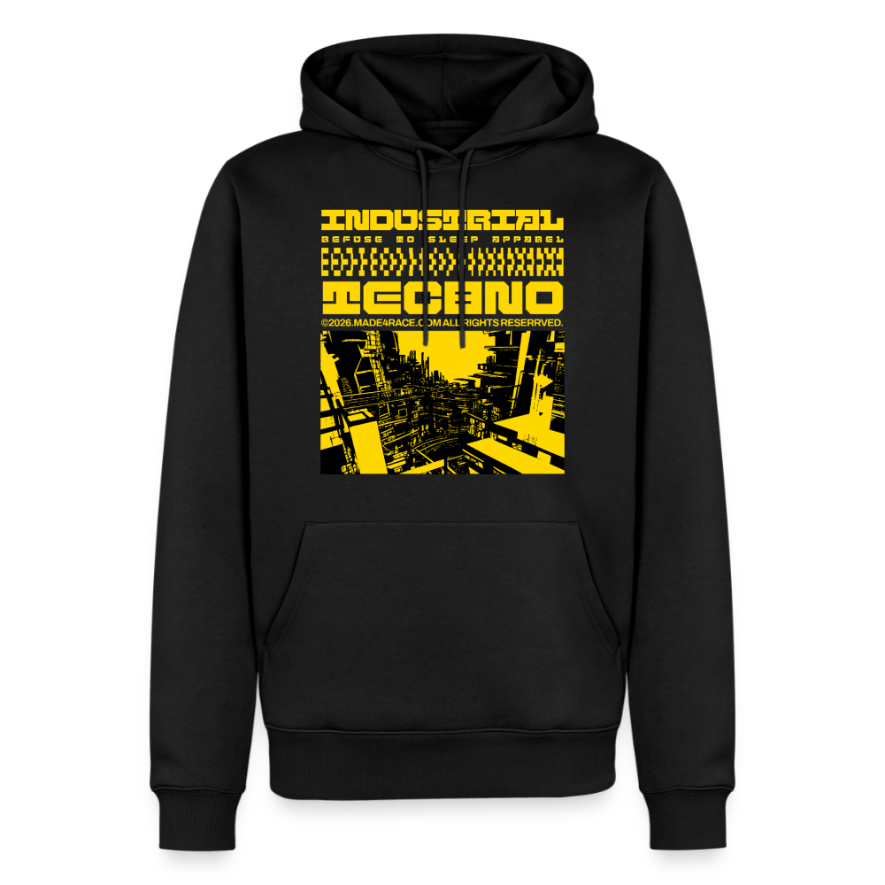 Industrial Techno - Premium Hoodie - black