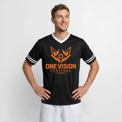 OVF - Mesh T-Shirt - O Black - black/white