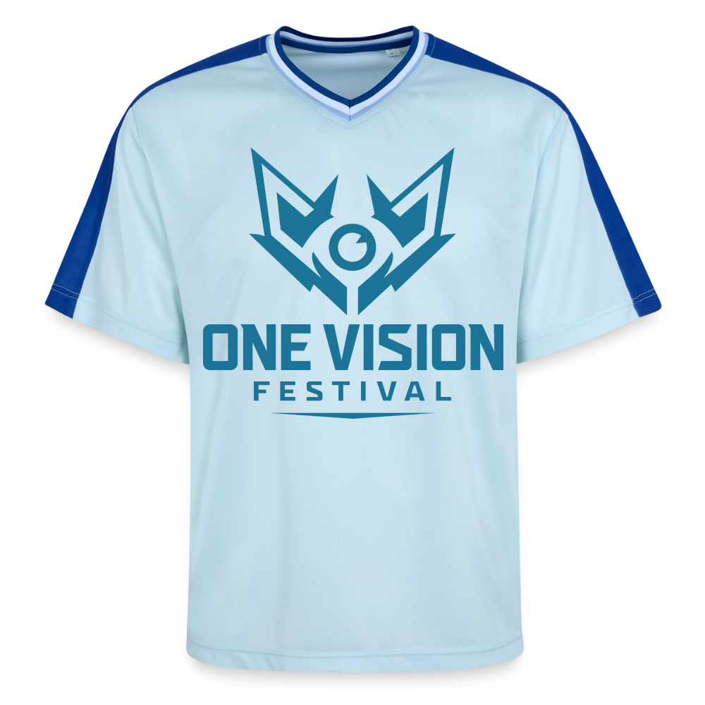 OVF - Mesh T-Shirt - DB Blue - light blue/dark blue