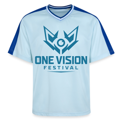 OVF - Mesh T-Shirt - DB Blue - light blue/dark blue