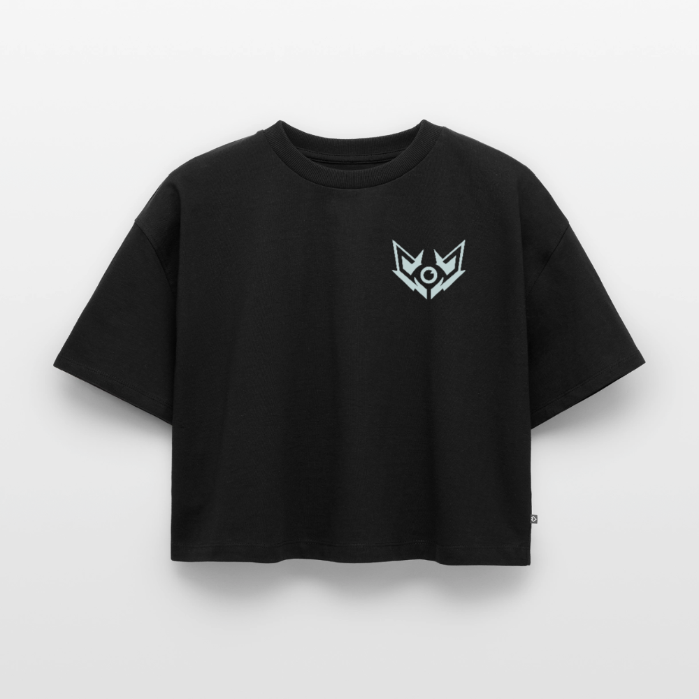 OVF - Women’s Cropped T-Shirt - LB Black - black