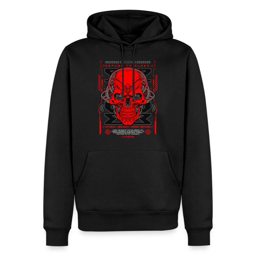 Mech Skull - Premium Hoodie - black