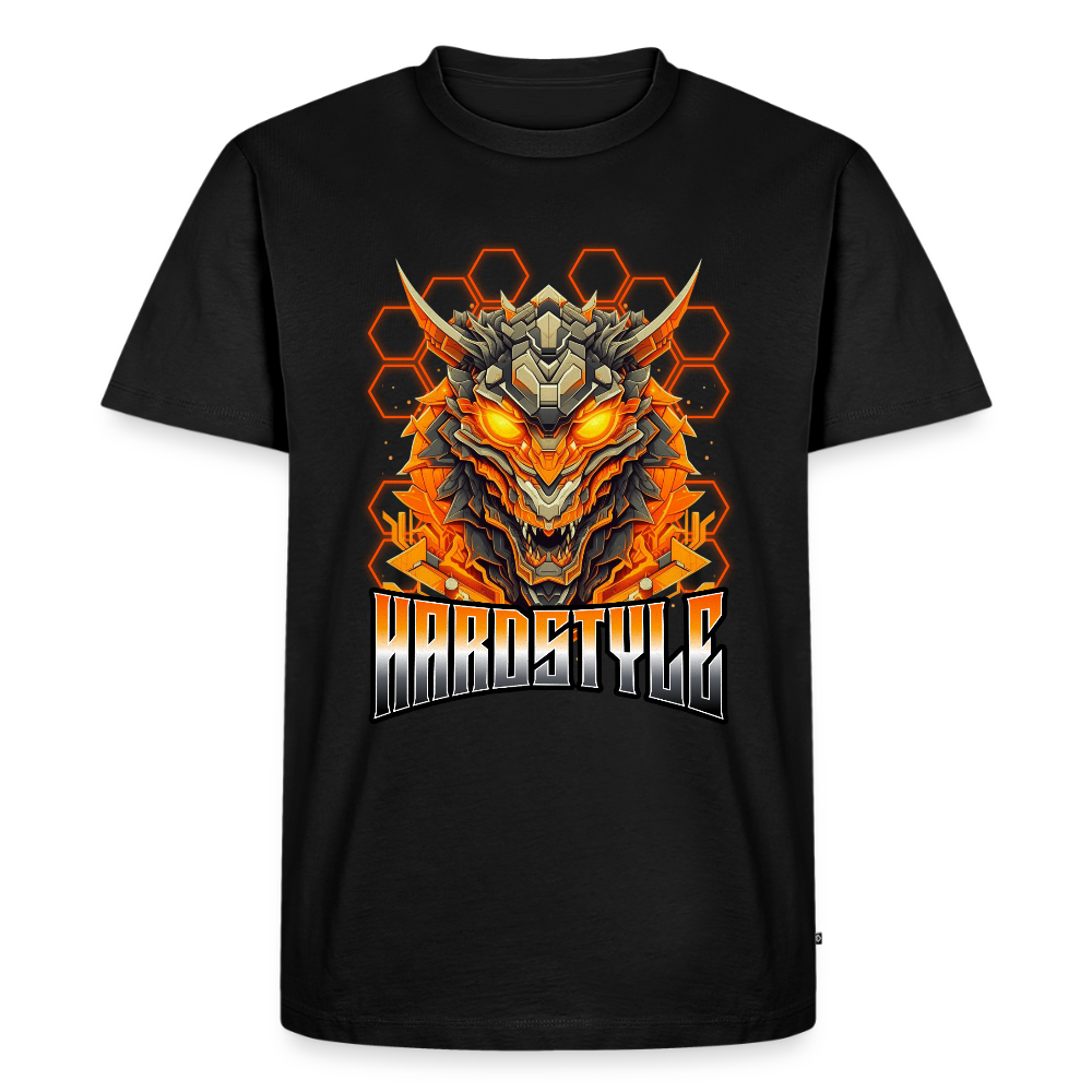Hardstyle Mecha Dragon - Premium T-Shirt - black