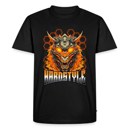 Hardstyle Mecha Dragon - Premium T-Shirt - black