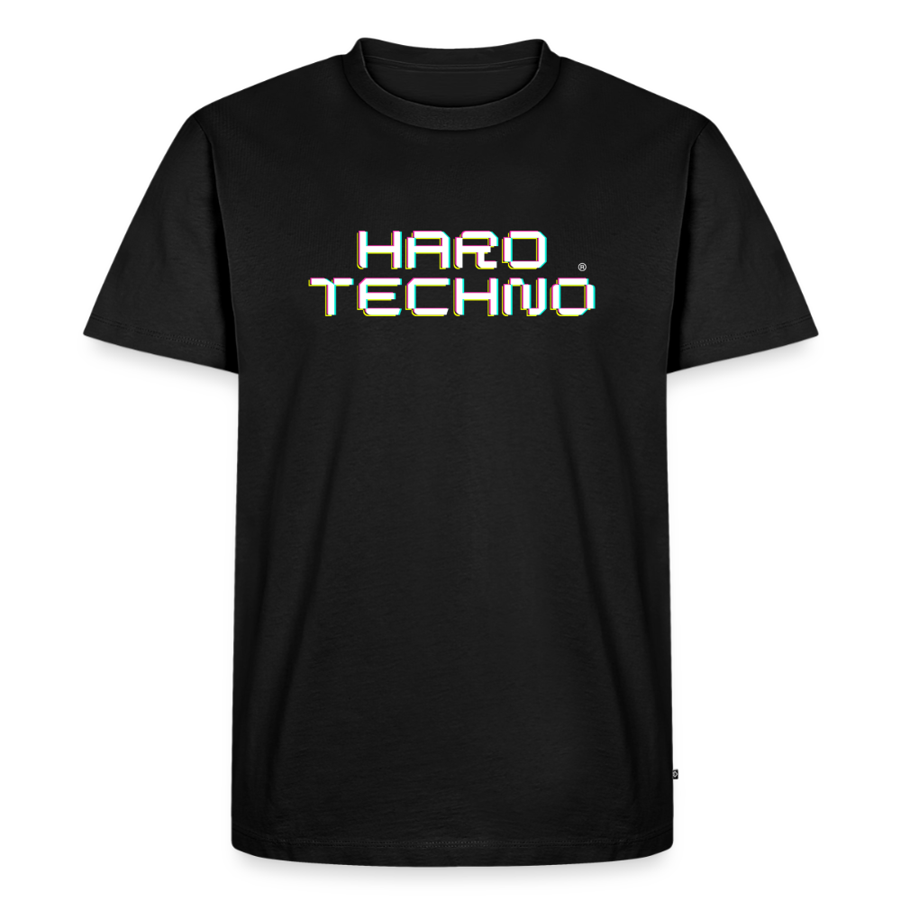 Hard Techno Glitch - Premium T-Shirt - black