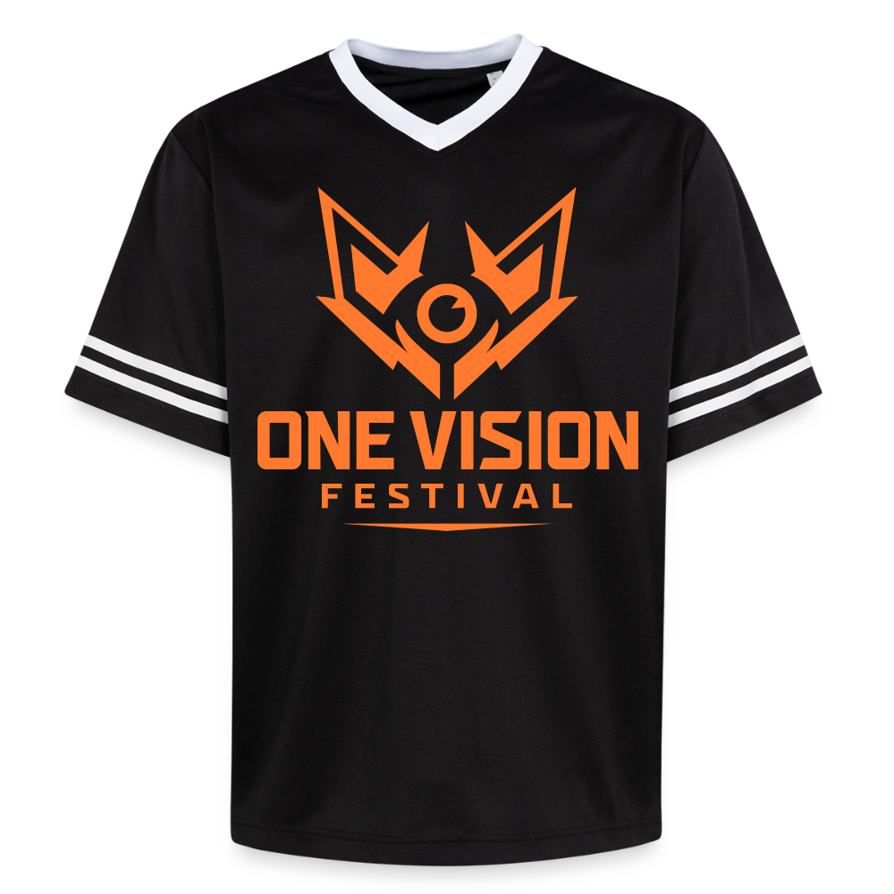 OVF - Mesh T-Shirt - O Black - black/white