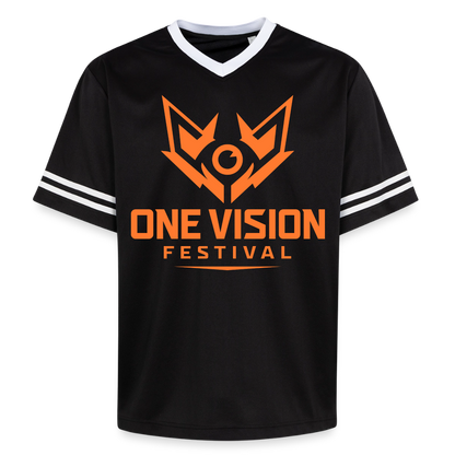 OVF - Mesh T-Shirt - O Black - black/white