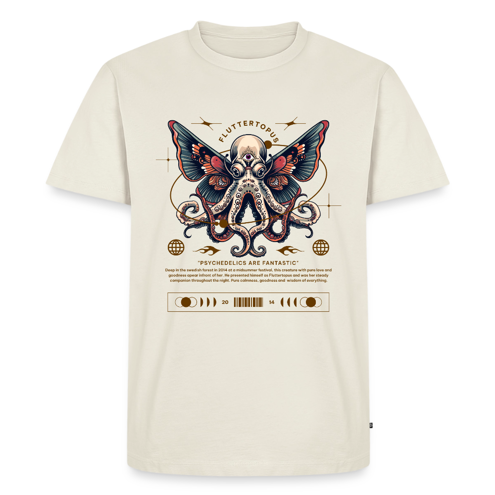Fluttertopus - Premium T-Shirt - off white