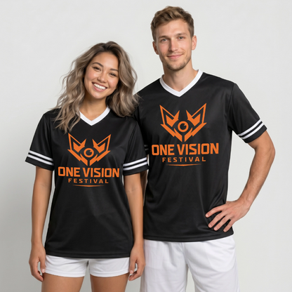 OVF - Mesh T-Shirt - O Black - black/white