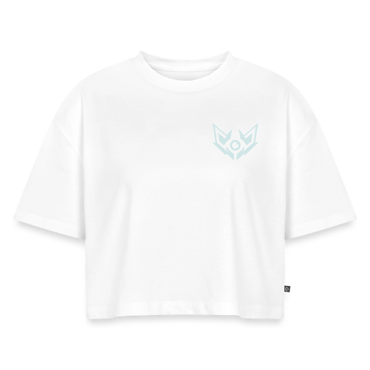OVF - Women’s Cropped T-Shirt - LB White - white