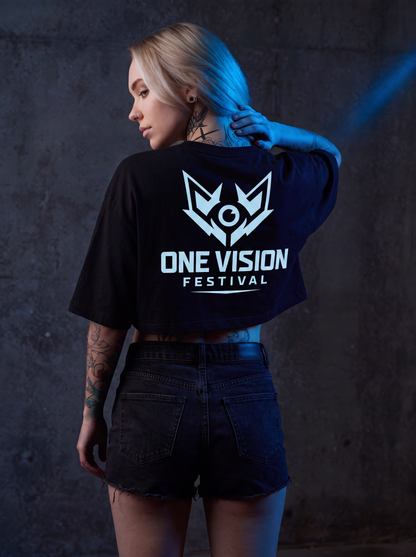 OVF - Women’s Cropped T-Shirt - LB Black