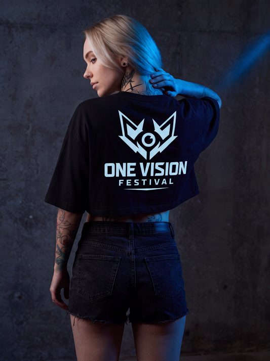OVF - Women’s Cropped T-Shirt - LB Black