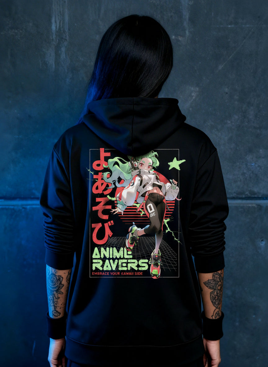 Anime Ravers - Premium Hoodie