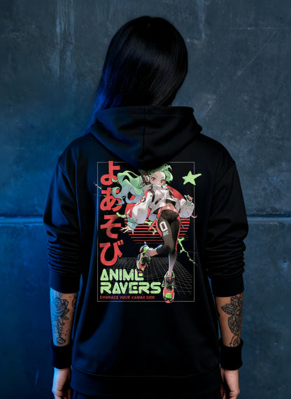 Anime Ravers - Premium Hoodie