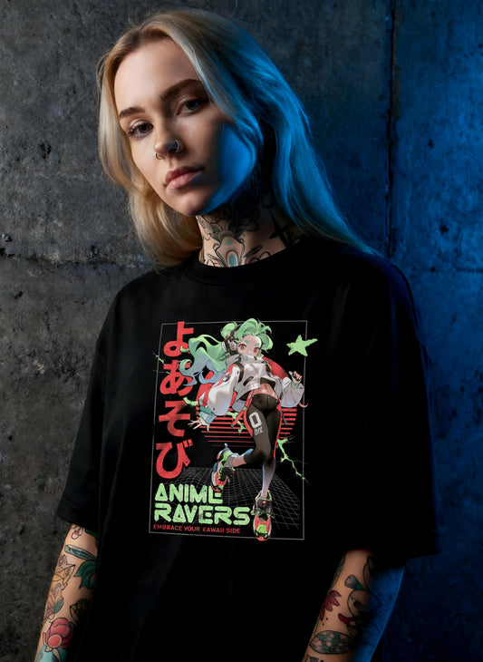 Anime Ravers - Premium T-Shirt
