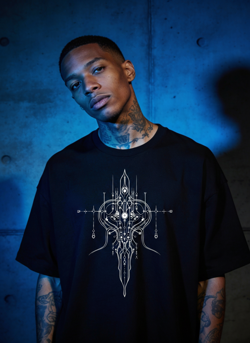 Astral Geometry 1 B - Premium T-Shirt