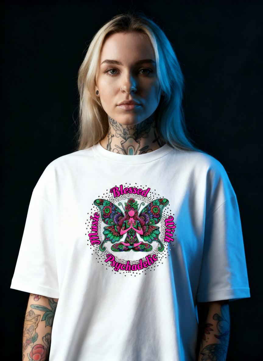 Blessed With Psychedelic - Premium T-Shirt