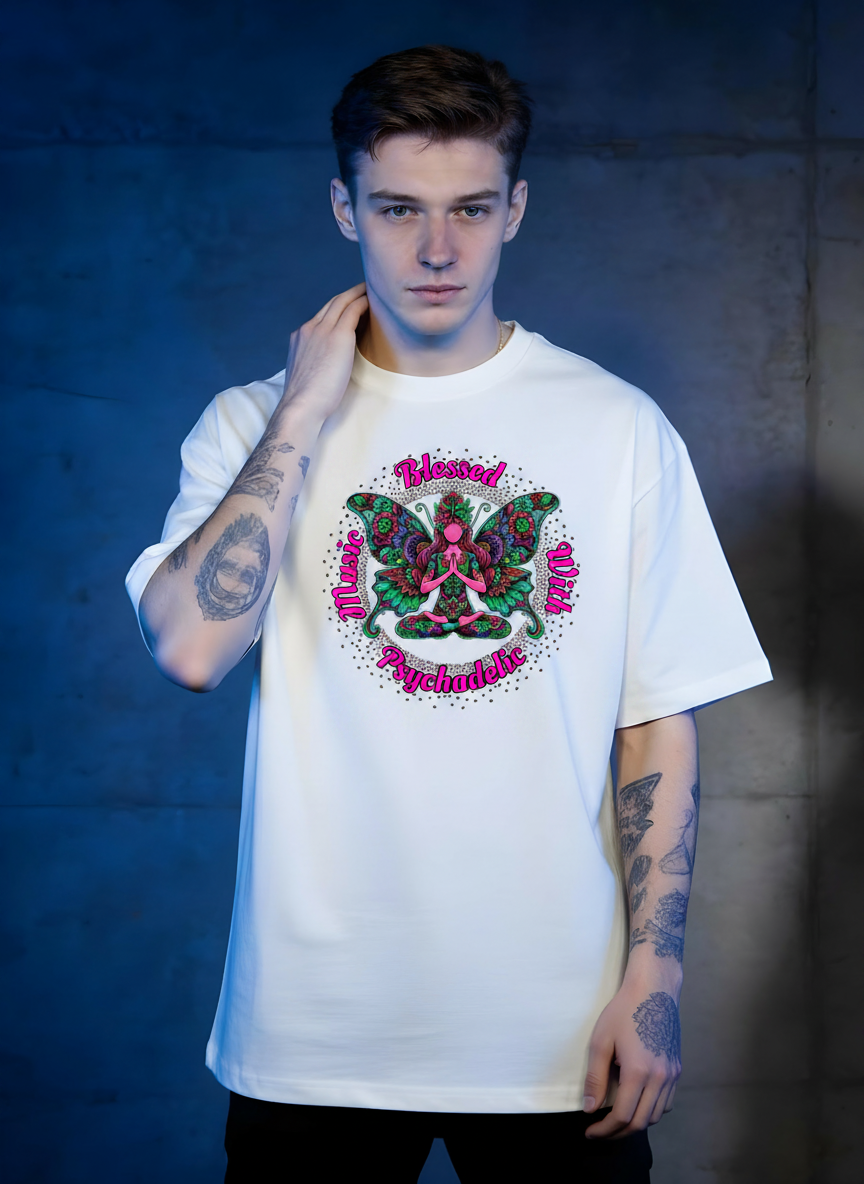 Blessed With Psychedelic - Premium T-Shirt
