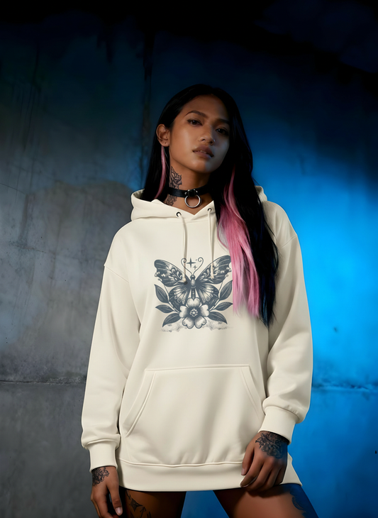 Butterfly Om - Premium Hoodie