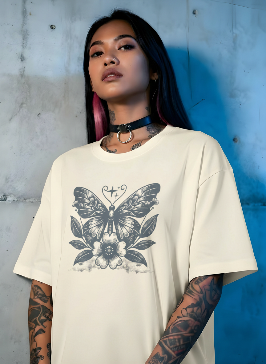 Butterfly Om - Premium T-Shirt