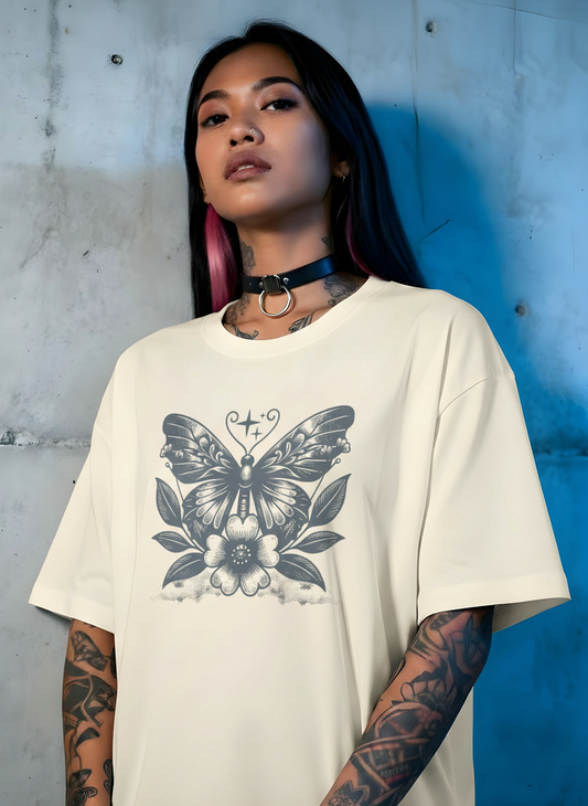 Butterfly Om - Premium T-Shirt