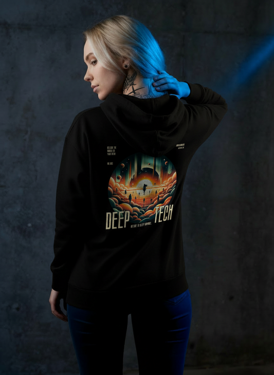 Deep Tech Circle - Premium Hoodie