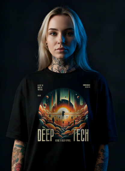 Deep Tech Circle - Premium T-Shirt