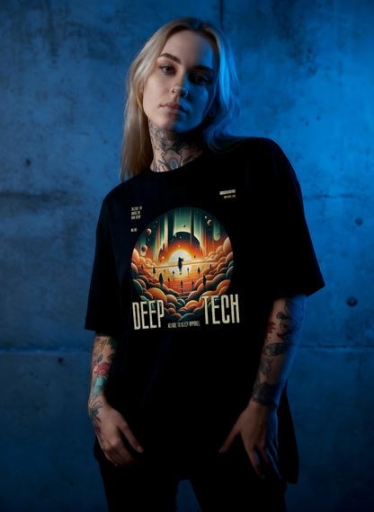 Deep Tech Circle - Premium T-Shirt