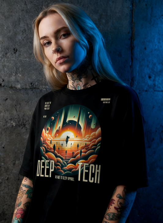 Deep Tech Circle - Premium T-Shirt