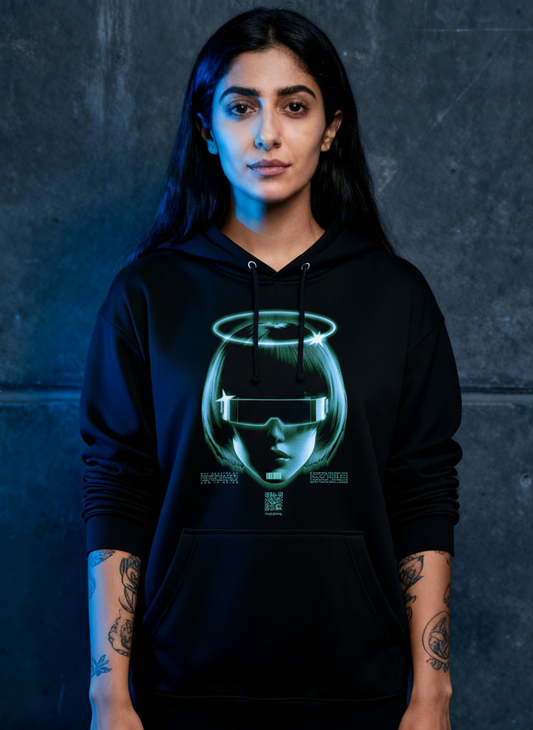 Futuristic Head - Premium Hoodie