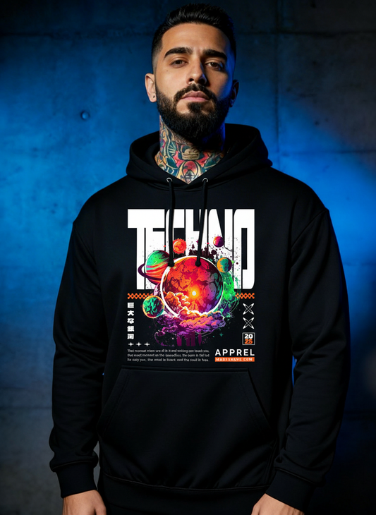 Galaxy Techno - Premium Hoodie