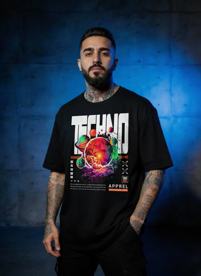 Galaxy Techno - Premium T-Shirt