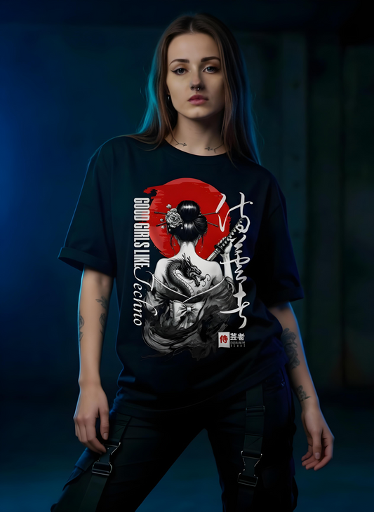 Good Girls Like Techno - Premium T-Shirt