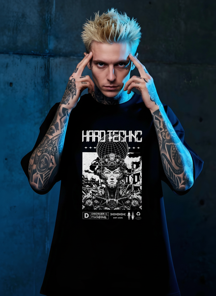 Hard LIfe Techno - Premium T-Shirt