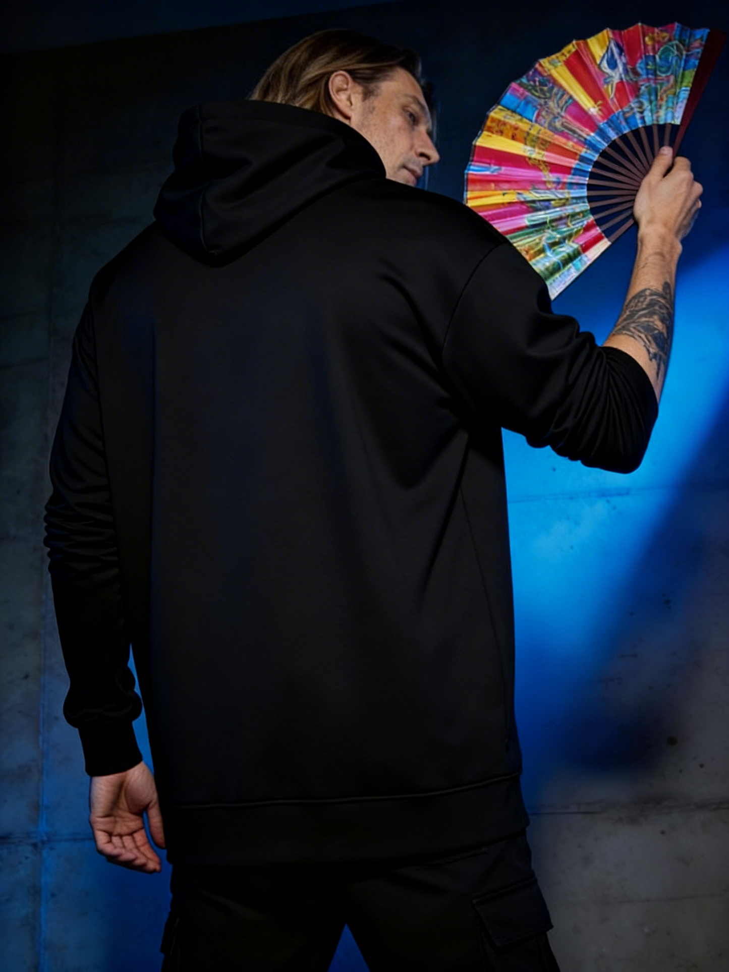 Hard Techno Faces - Premium Hoodie