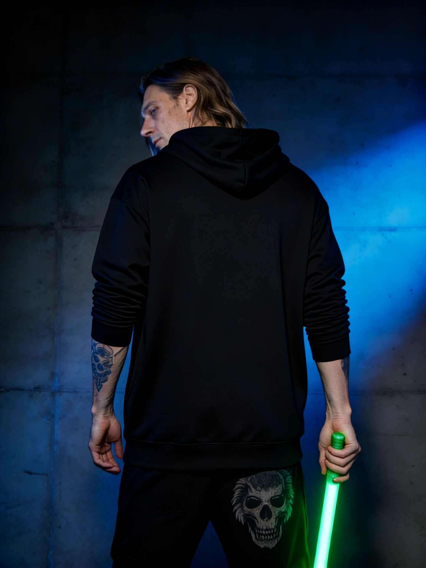 Hard Techno Glitch - Premium Hoodie