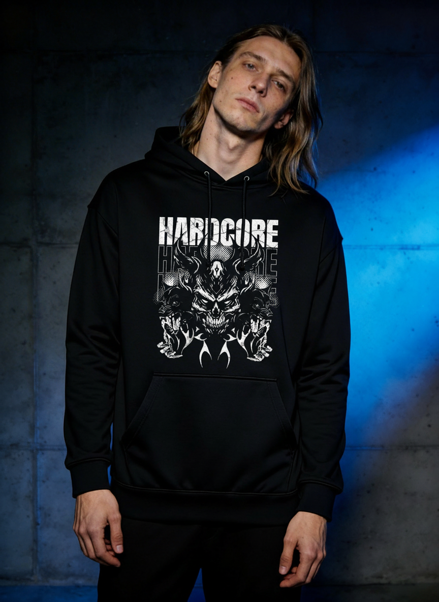 Hardcore Demon - Premium Hoodie