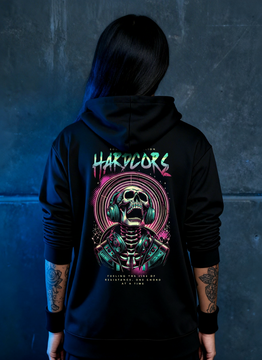 Hardcore Rebellion - Premium Hoodie