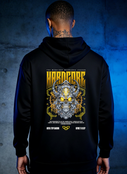 Hardcore Skull - Premium Hoodie