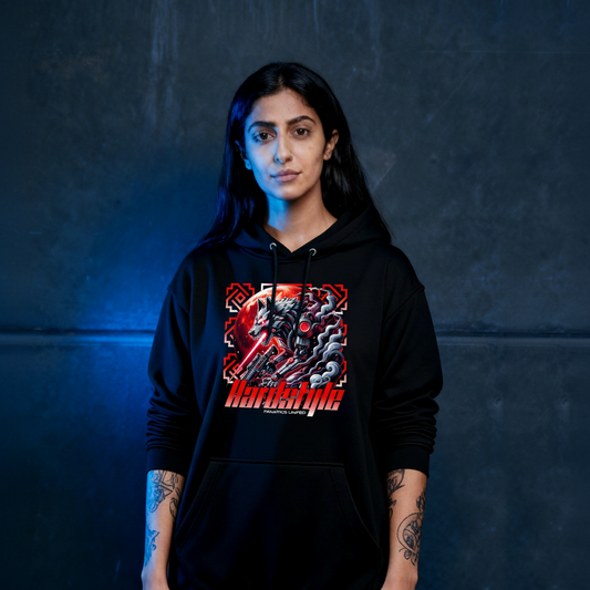 Hardstyle Cyberwolf - Premium Hoodie