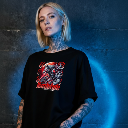 Hardstyle Cyberwolf - Premium T-Shirt